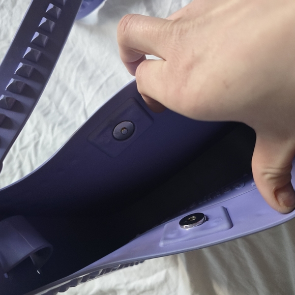 Carmen Sol Fico Large Crossbody Jelly Bag Purse - Picture 8 of 9